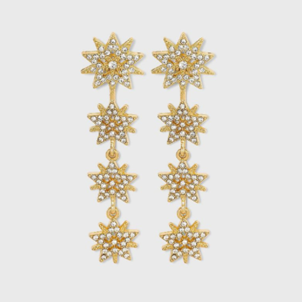 SUGARFIX by BaubleBar Starburst Convertible Crystal Drop Earrings